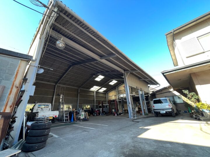 高松市　U自動車工場様　錆びた鉄骨も元通り