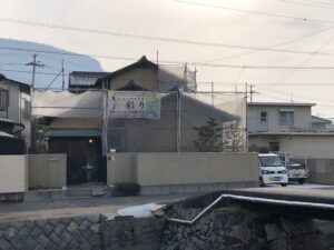 高松市内の住宅塗装工事が着工しました　ラジカルシリコンで長持ち塗装