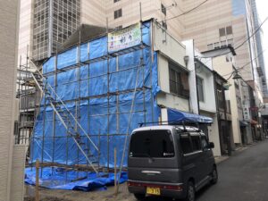 高松市内にて住宅外壁修繕工事が着工しました！