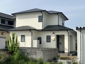 高松市U様邸　遮熱フッ素塗料　手塗で元通り